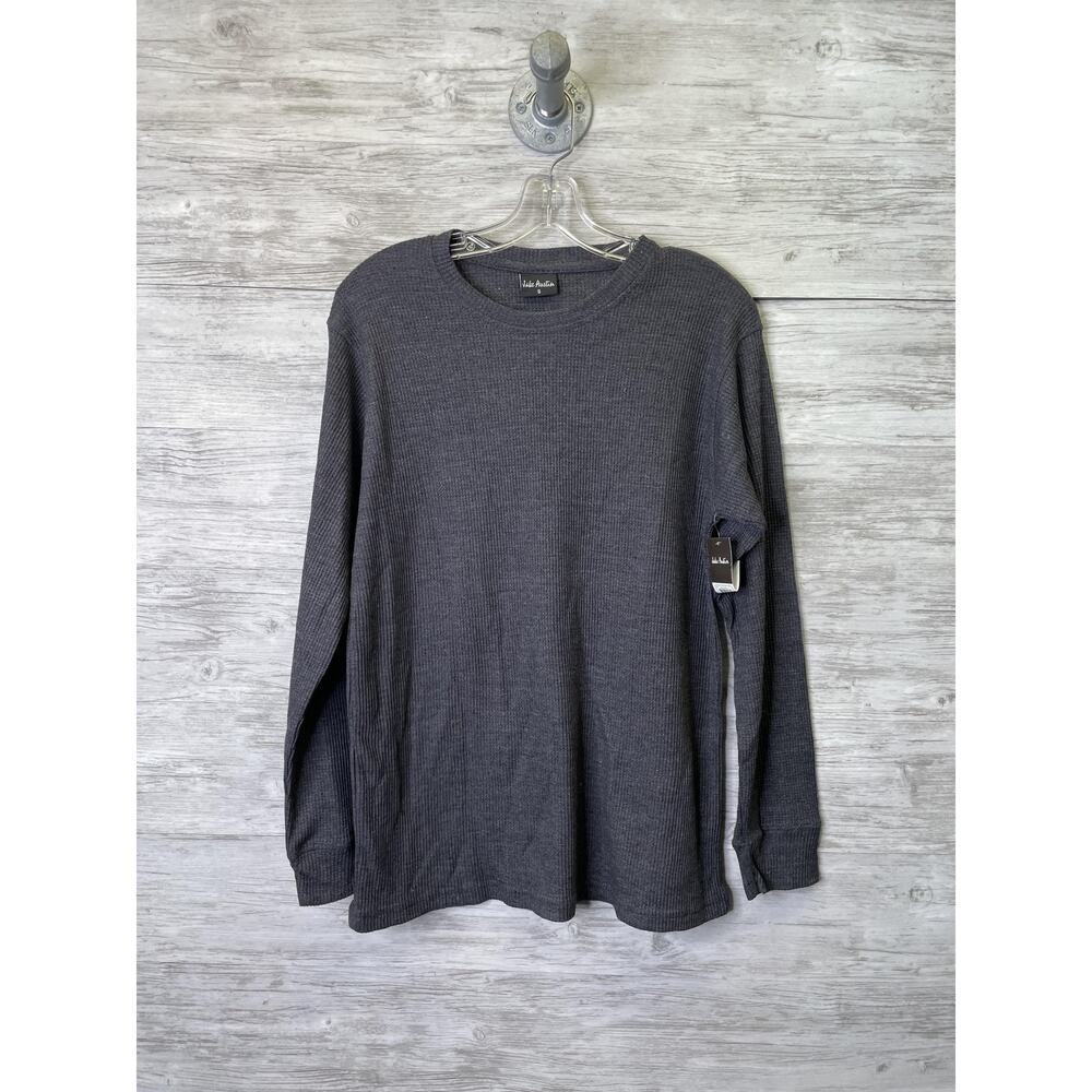 Jake Austin Shirt Mens Small Long Sleeve Thermal Waffle Knit‎ Pullover Casual